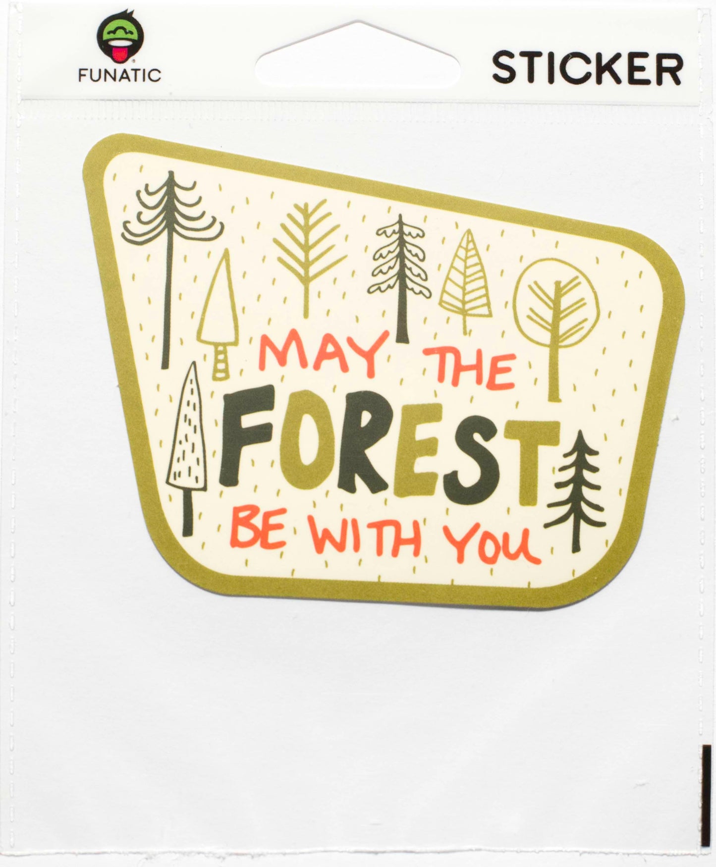 May The Forest Be With You Sticker