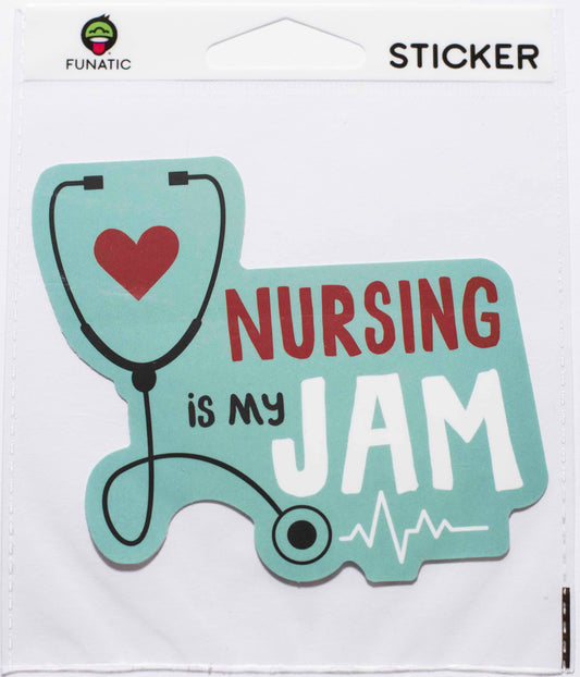 Nursing Is My Jam Sticker