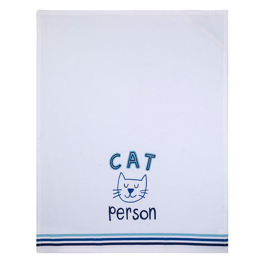 Cat Person Tea Towel