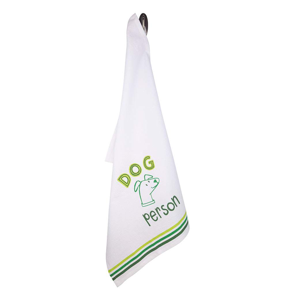 Dog Person Tea Towel