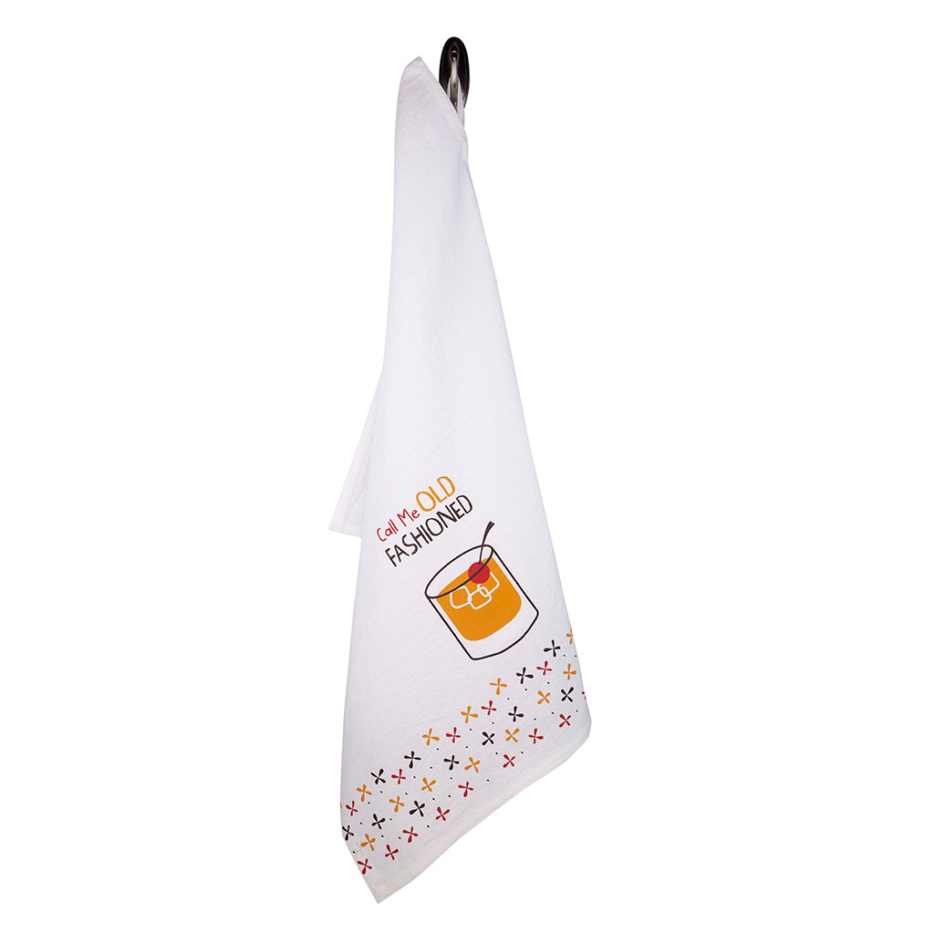 Call Me Old Fashioned Tea Towel
