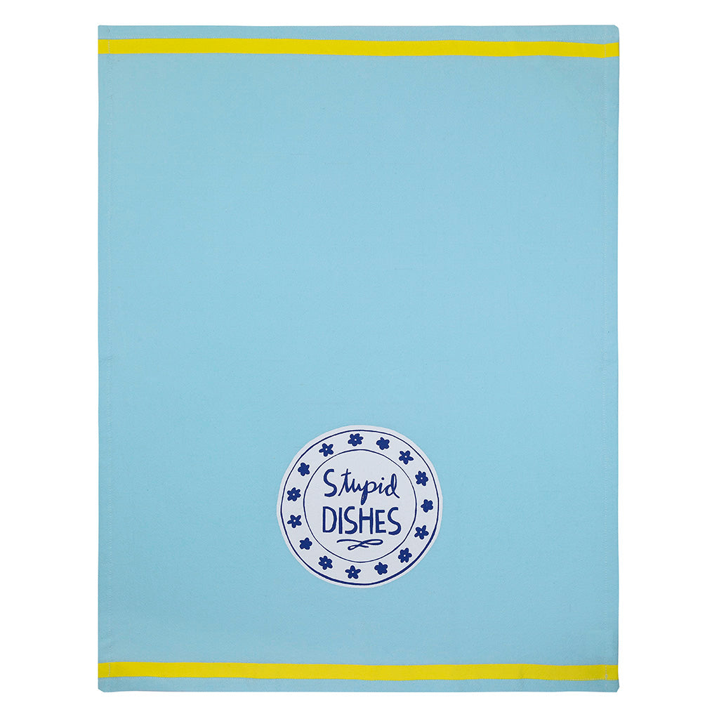 Stupid Dishes Tea Towel