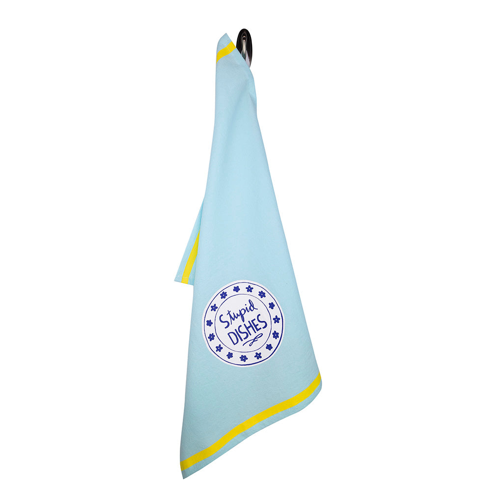 Stupid Dishes Tea Towel