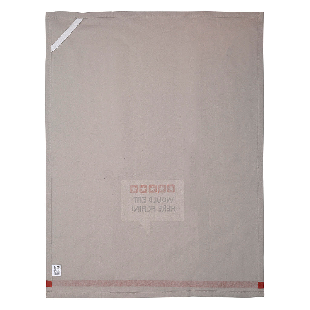 5-Stars "Would Eat Here Again" Tea Towel