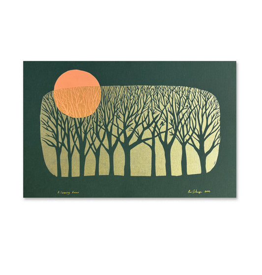 A Listening Forest | 11x17 Silk Screen Print