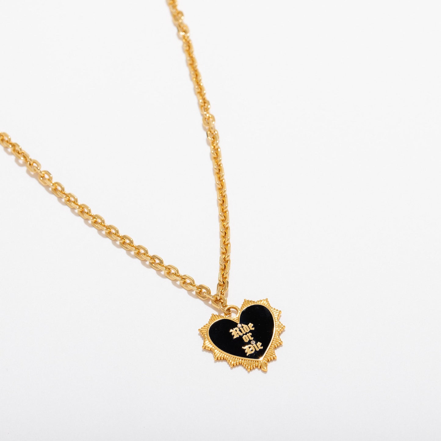 Ride or Die Pendant Necklace