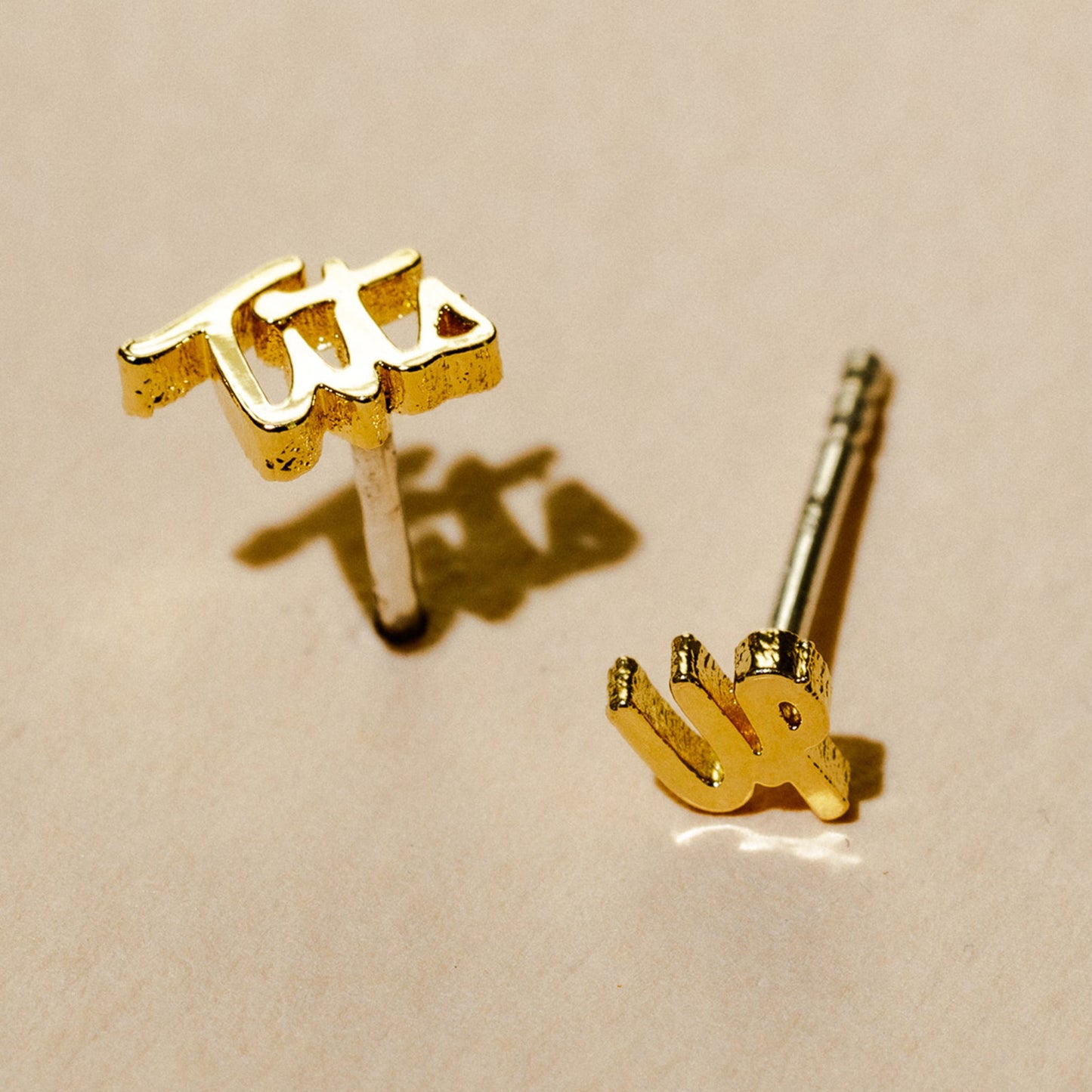 Tits Up Script Studs