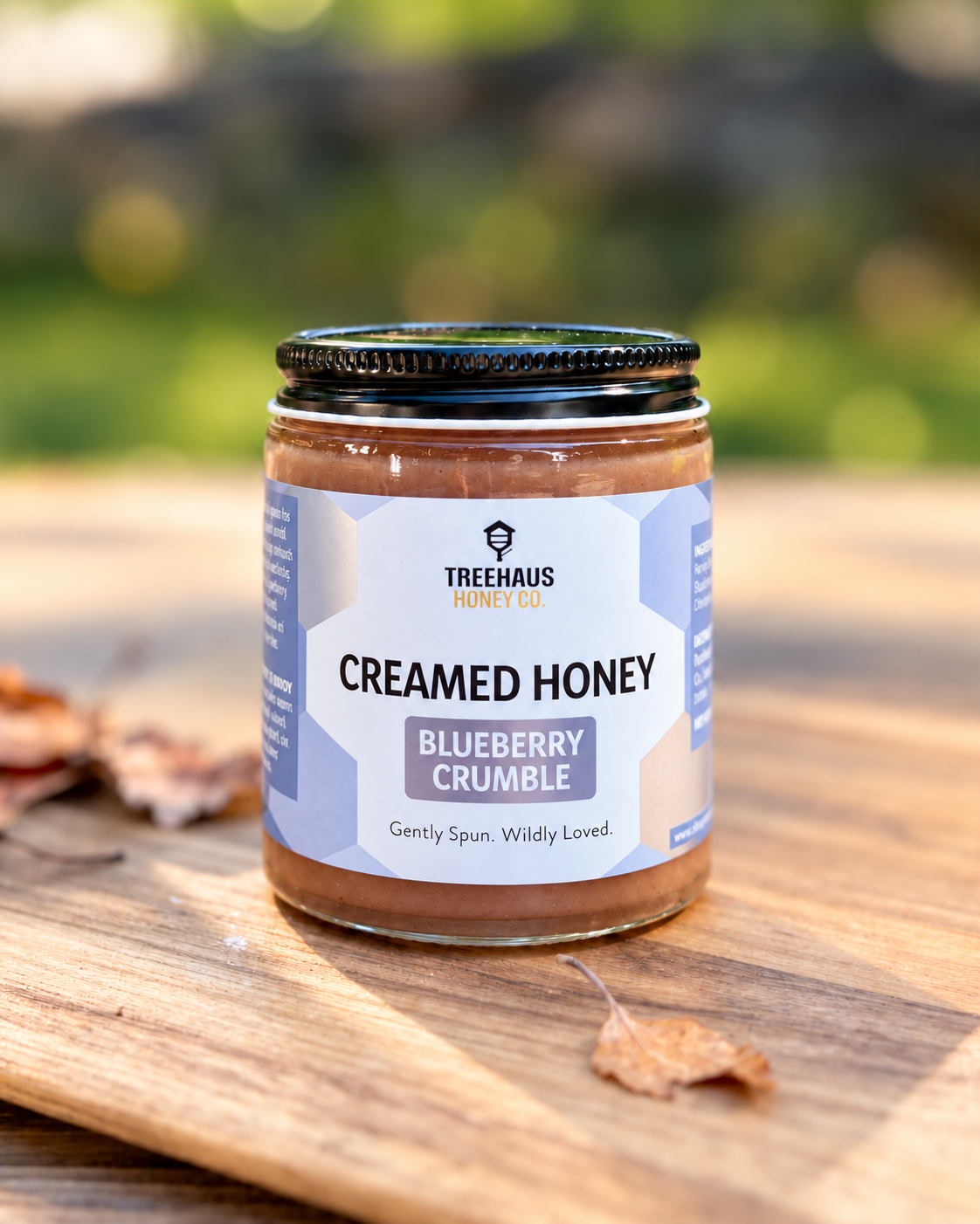 Blueberry Crumble Creamed Honey