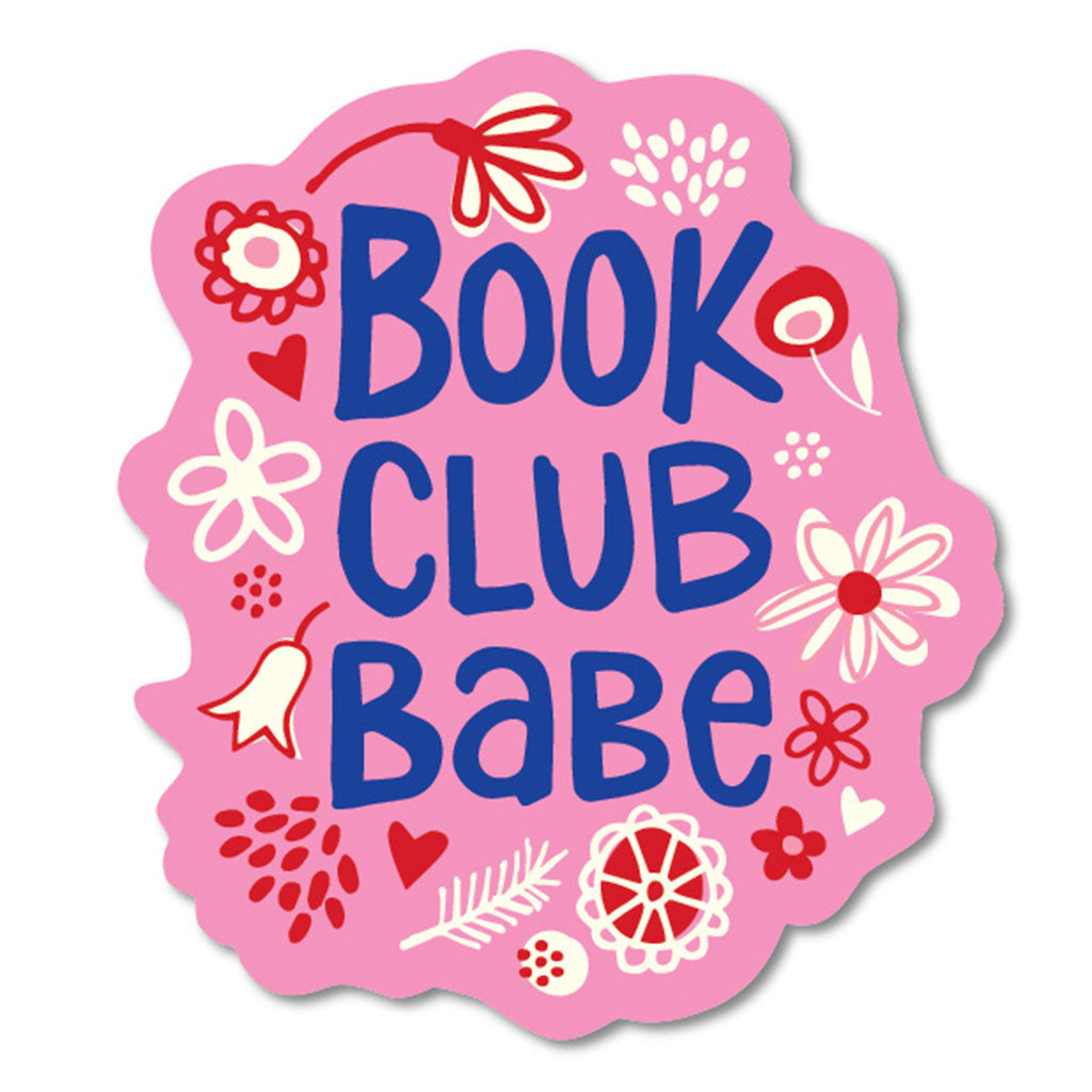Book Club Babe Sticker