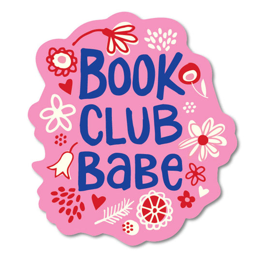 Book Club Babe Sticker
