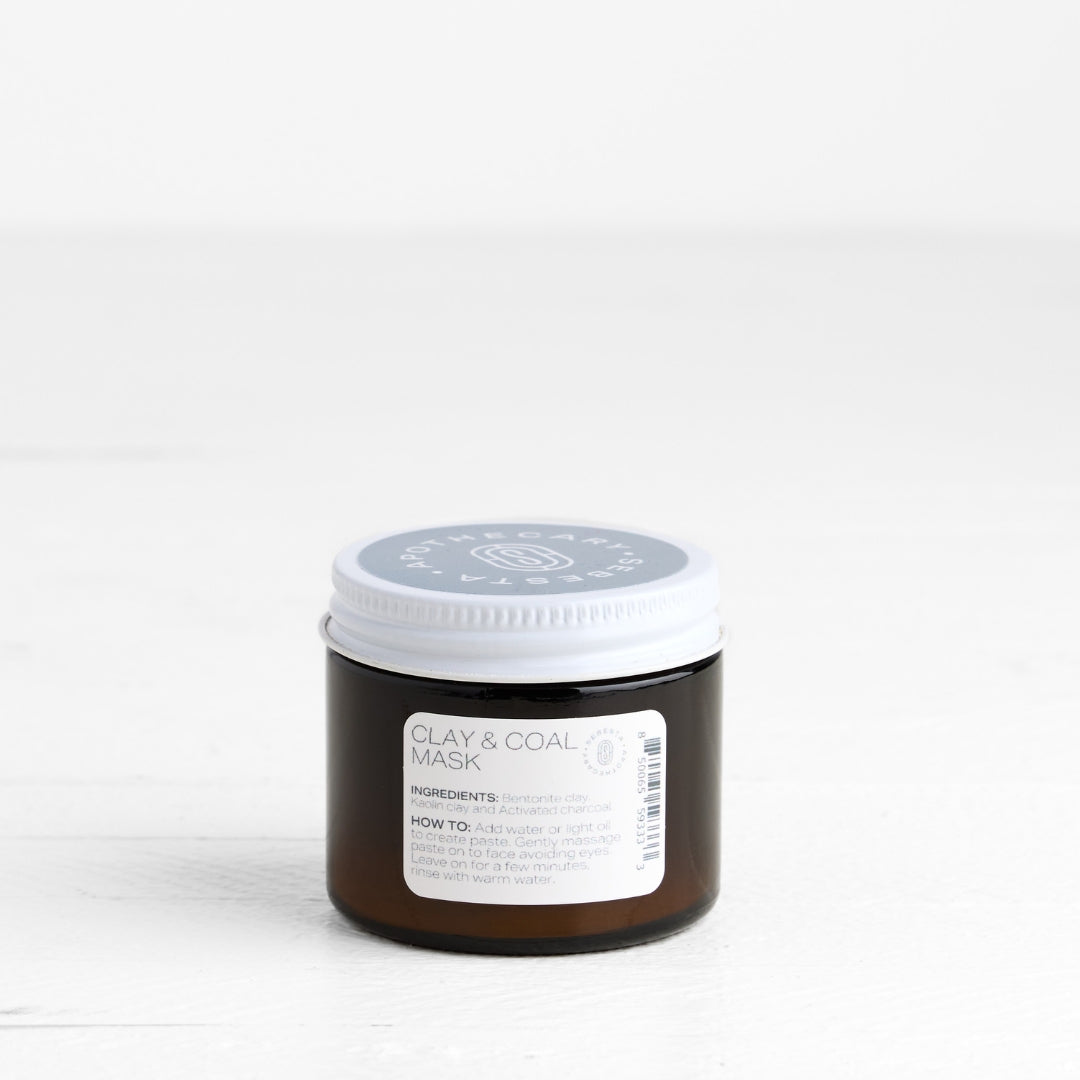 clay & charcoal face mask