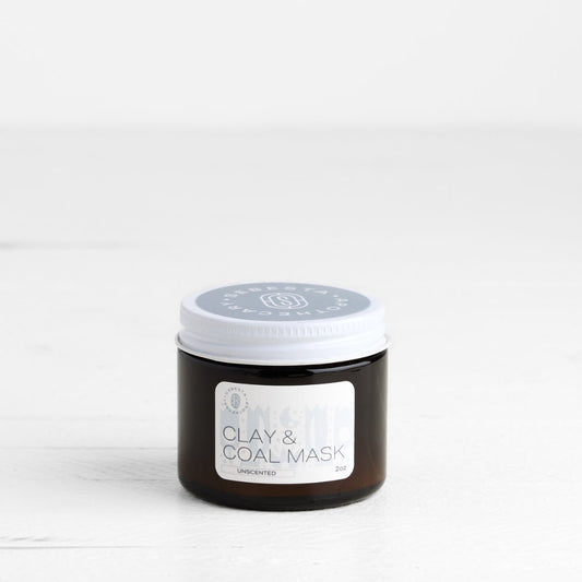 clay & charcoal face mask