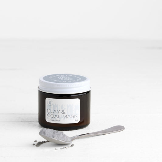 clay & charcoal face mask