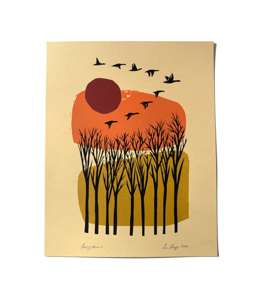 Coming Home II | 11"x14" Silk Screen Print