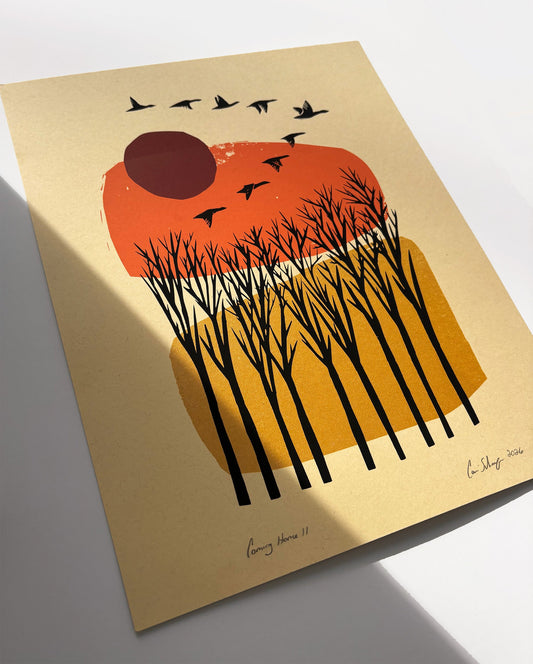 Coming Home II | 11"x14" Silk Screen Print