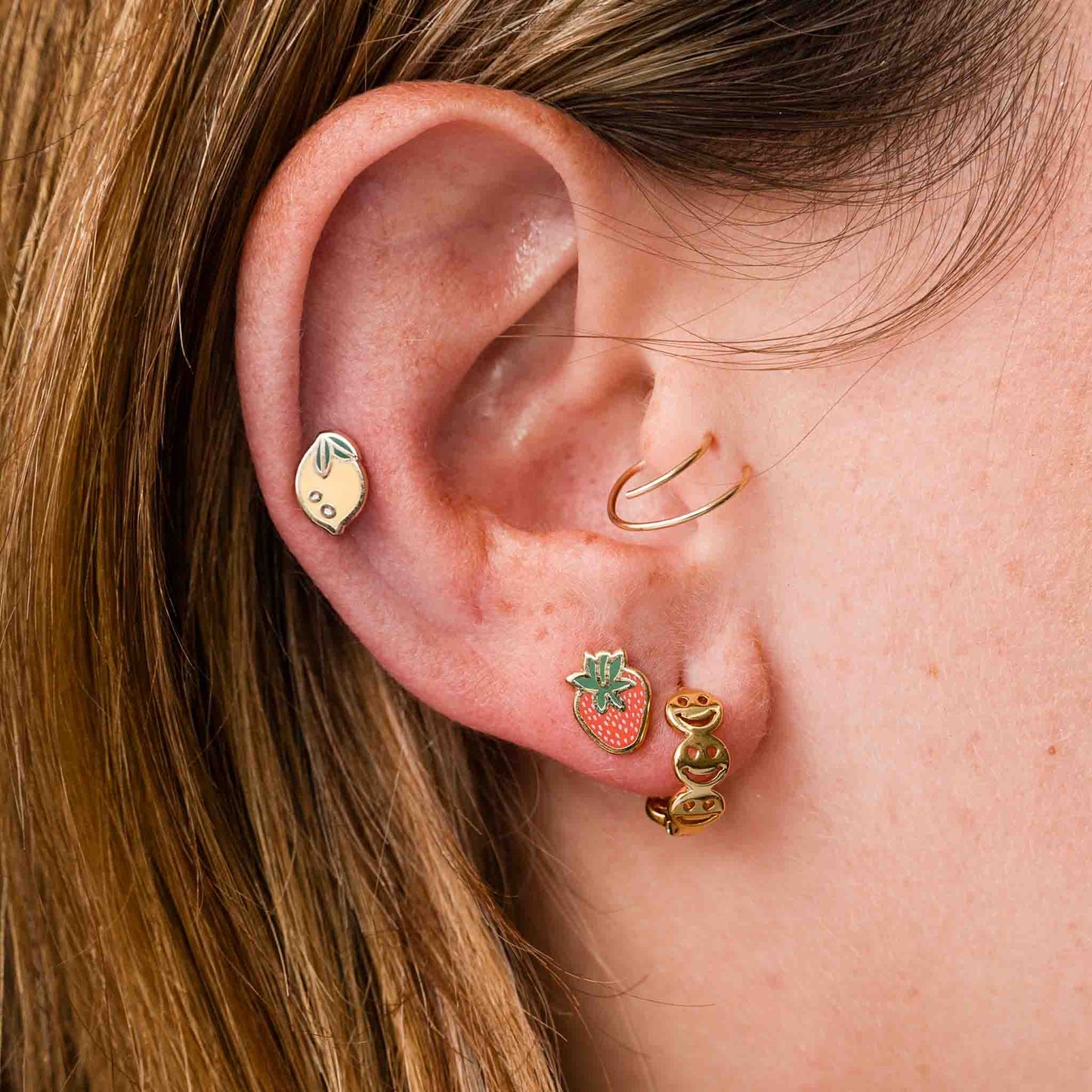 Strawberry Studs