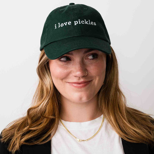 I Love Pickles Baseball Hat