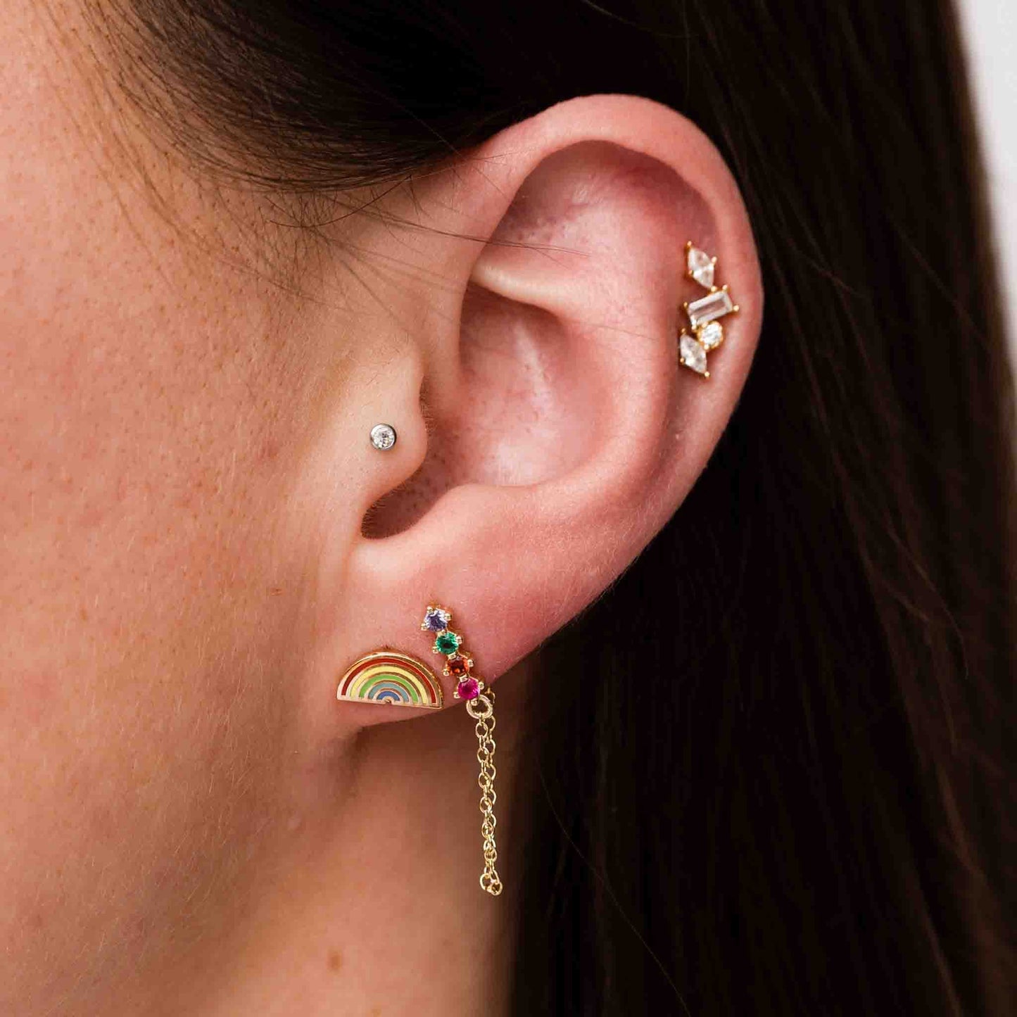 Rainbow Studs