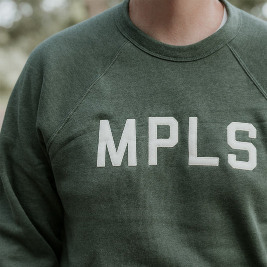 MPLS Sweatshirt - Heather Forest Green
