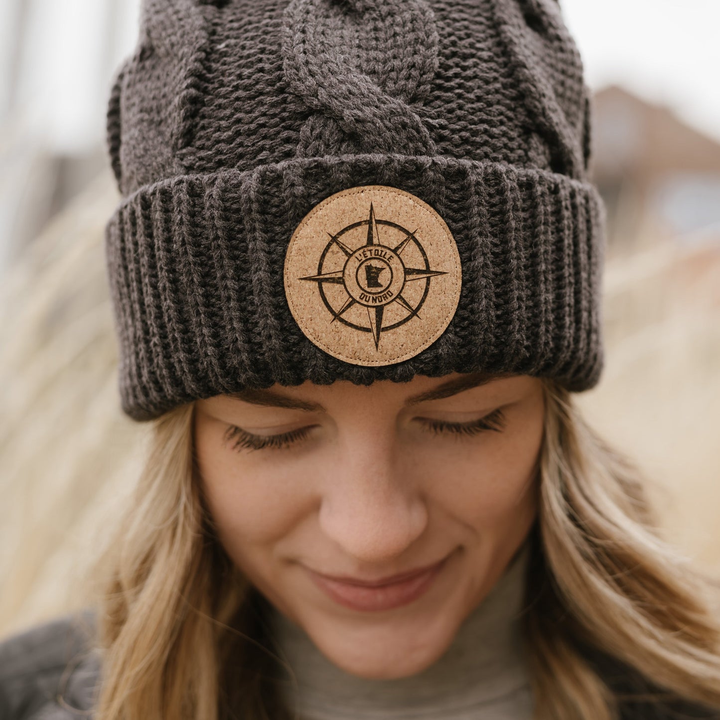 L'etoile Du Nord Chunk Twist Knit Hat