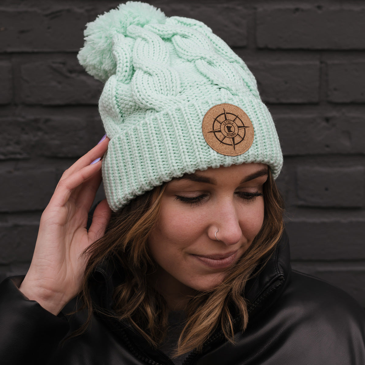 L'etoile Du Nord Chunk Twist Knit Hat