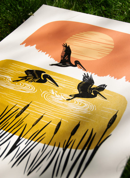 Departure | 18"x24" Silk Screen Print