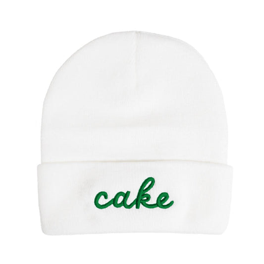 Cake Script Knit Winter Hat | Edina Pom Hat