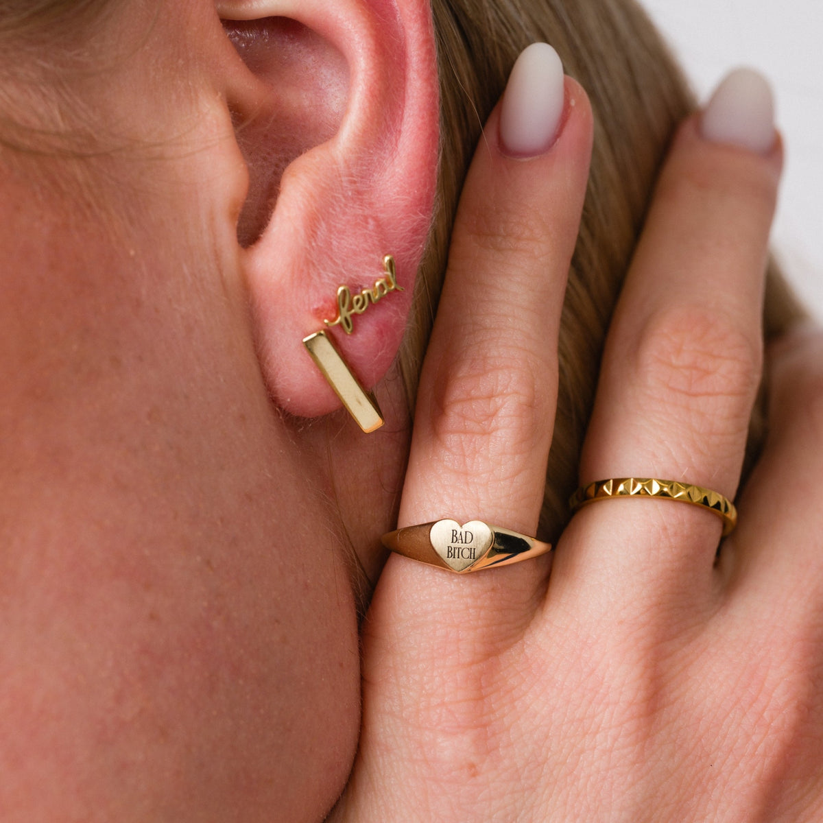 Feral Script Studs