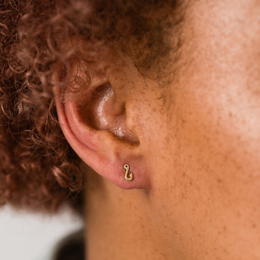 Fish Hook Studs