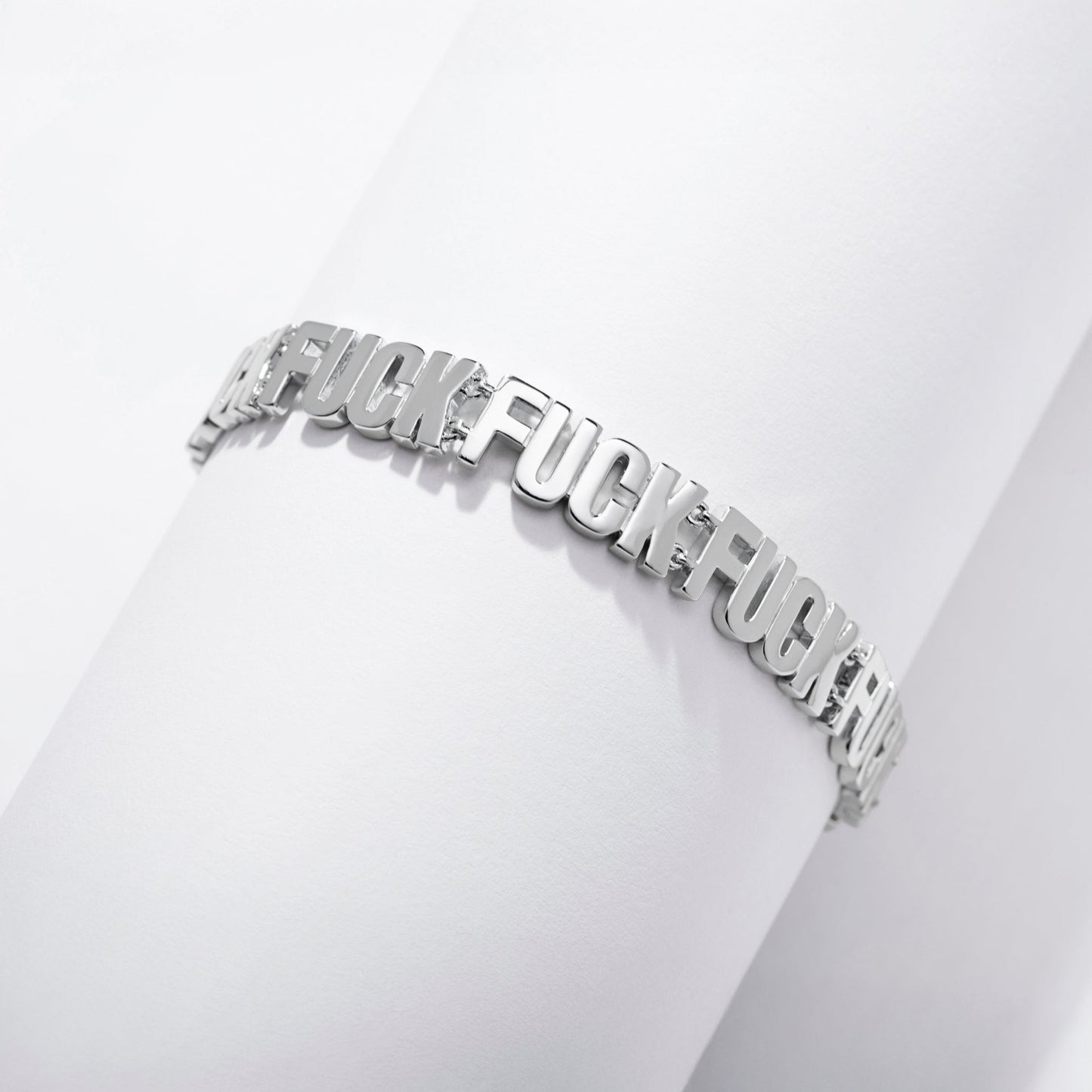Fuck Fuck Fuck Chain Bracelet