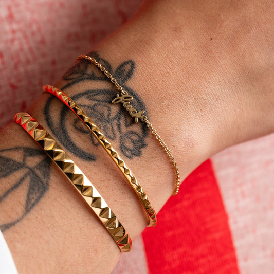 Fuck Script Bracelet