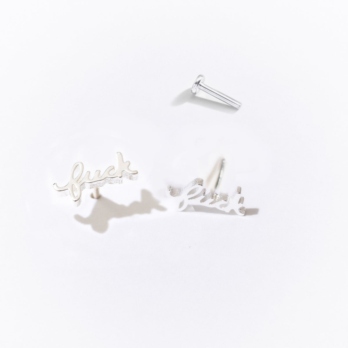 Fuck Script Flat Back Studs