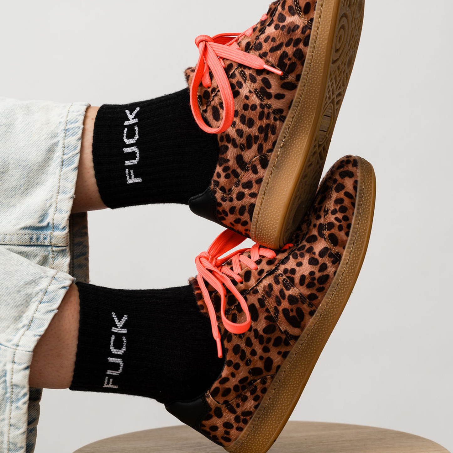 Fuck Quarter Crew Socks