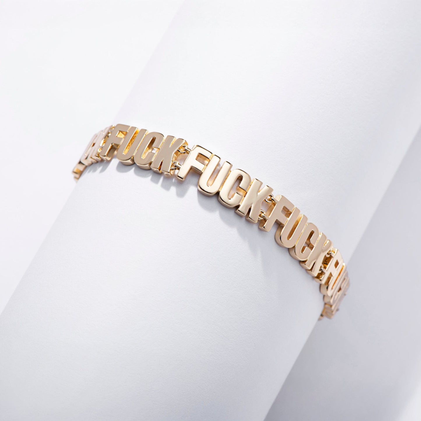Fuck Fuck Fuck Chain Bracelet