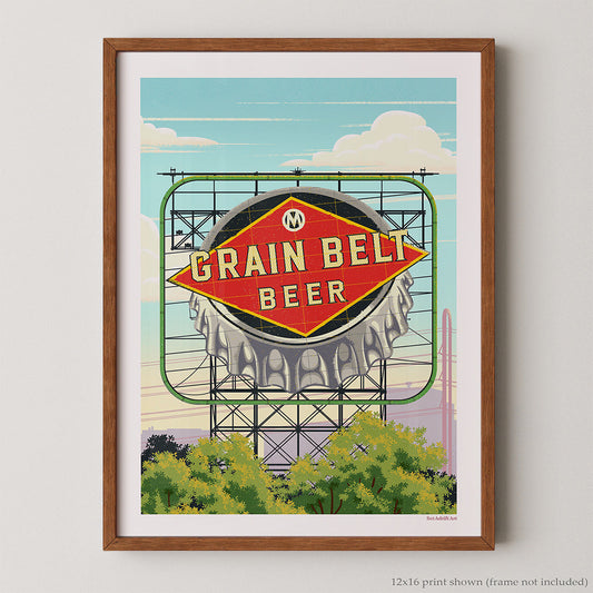 Grain Belt Beer Sign