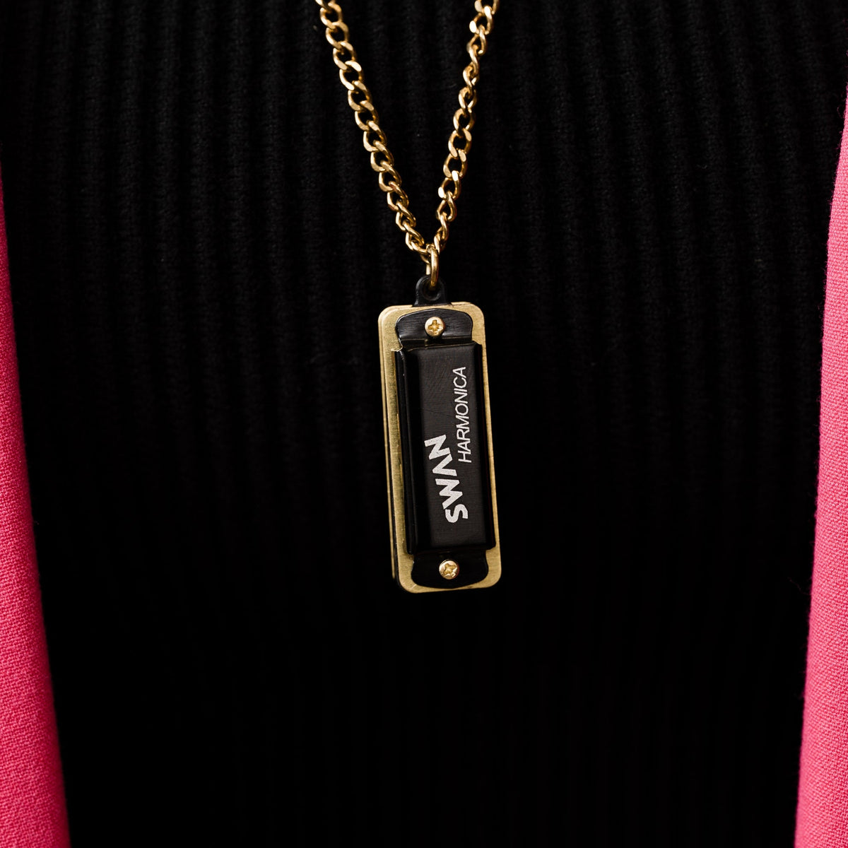 Harmonica Necklace