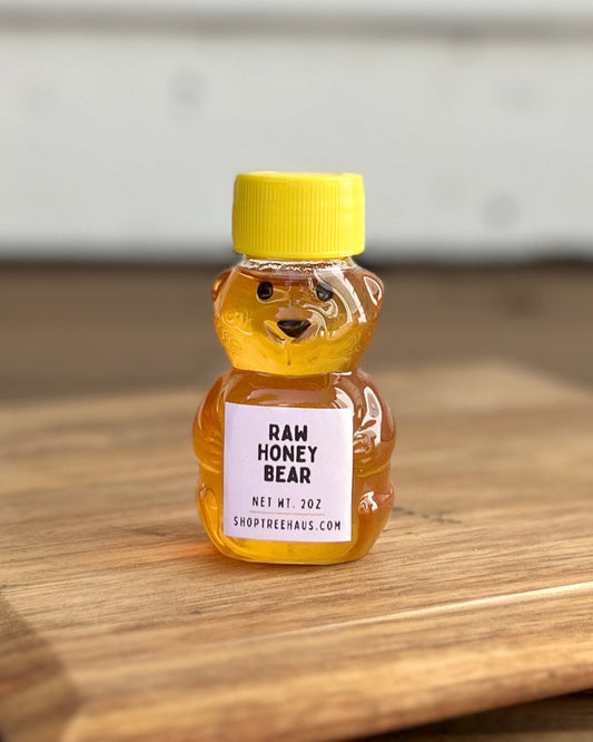 Local Raw Honey Bear - 2oz
