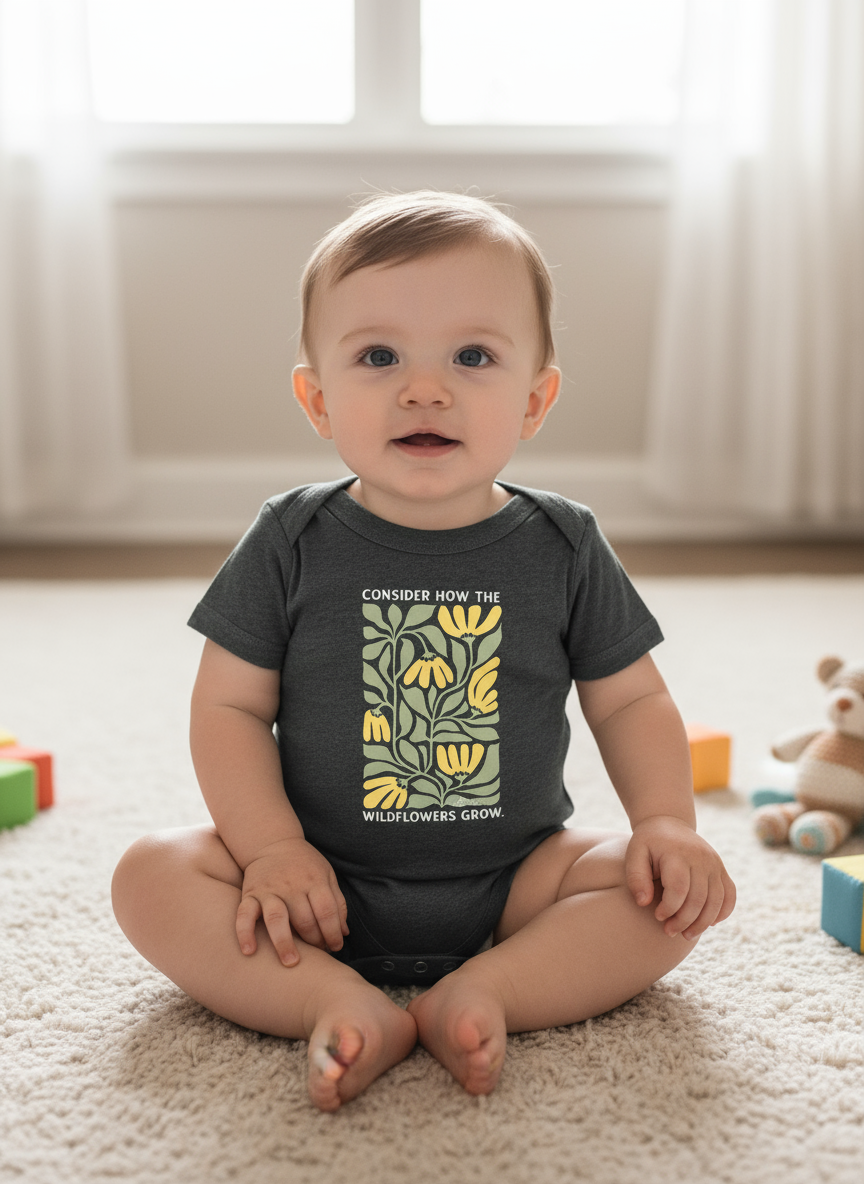 Consider The Wildflowers – Onesie