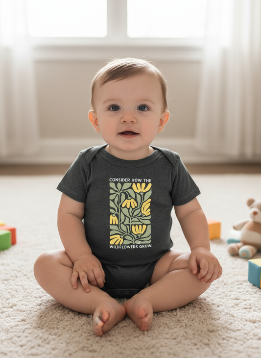 Consider The Wildflowers – Onesie