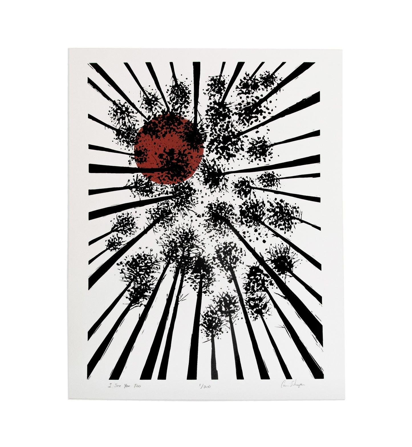 I See You Too | 11x14 Silk Screen Print