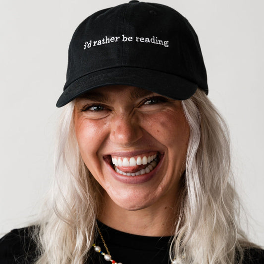 I'd Rather Be Reading Baseball Hat