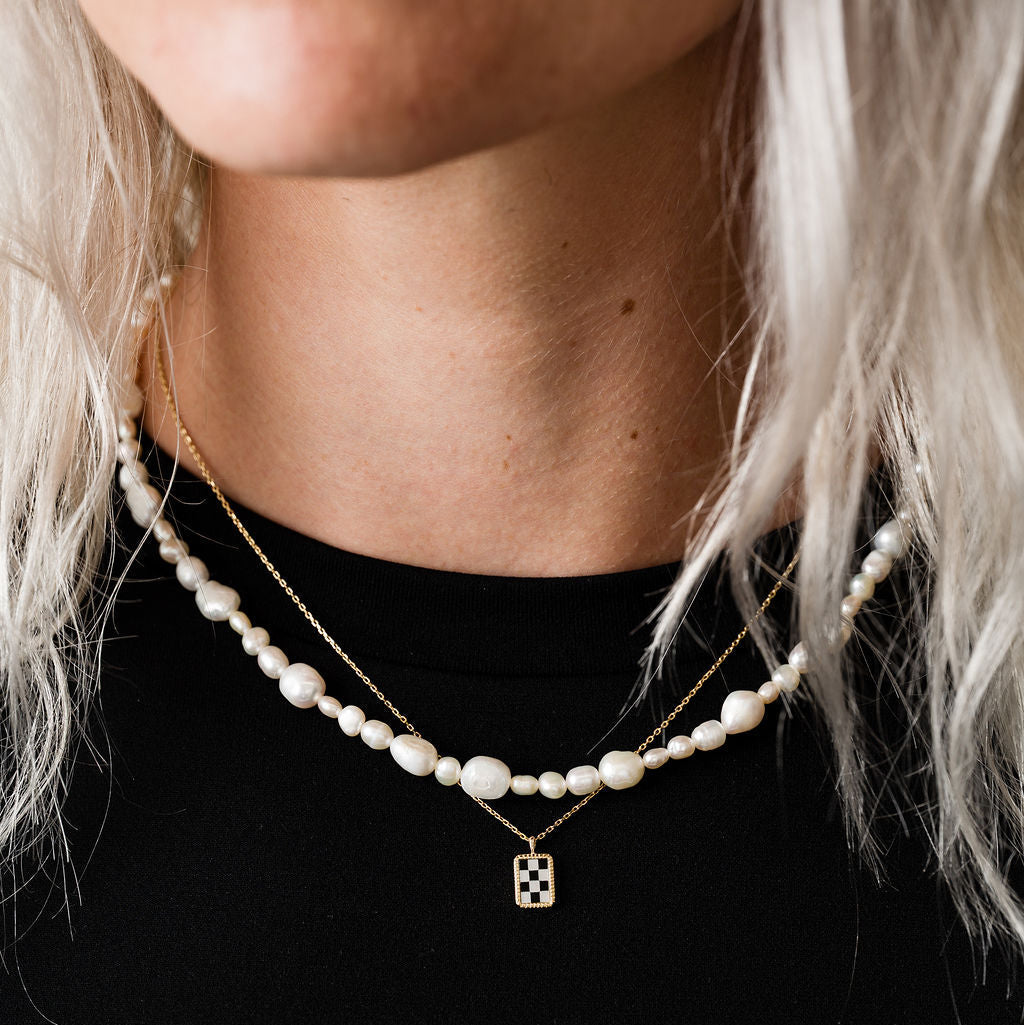 Checker Necklace