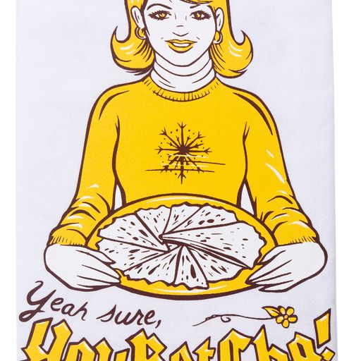 Adam Turman You Betcha! Tea Towel