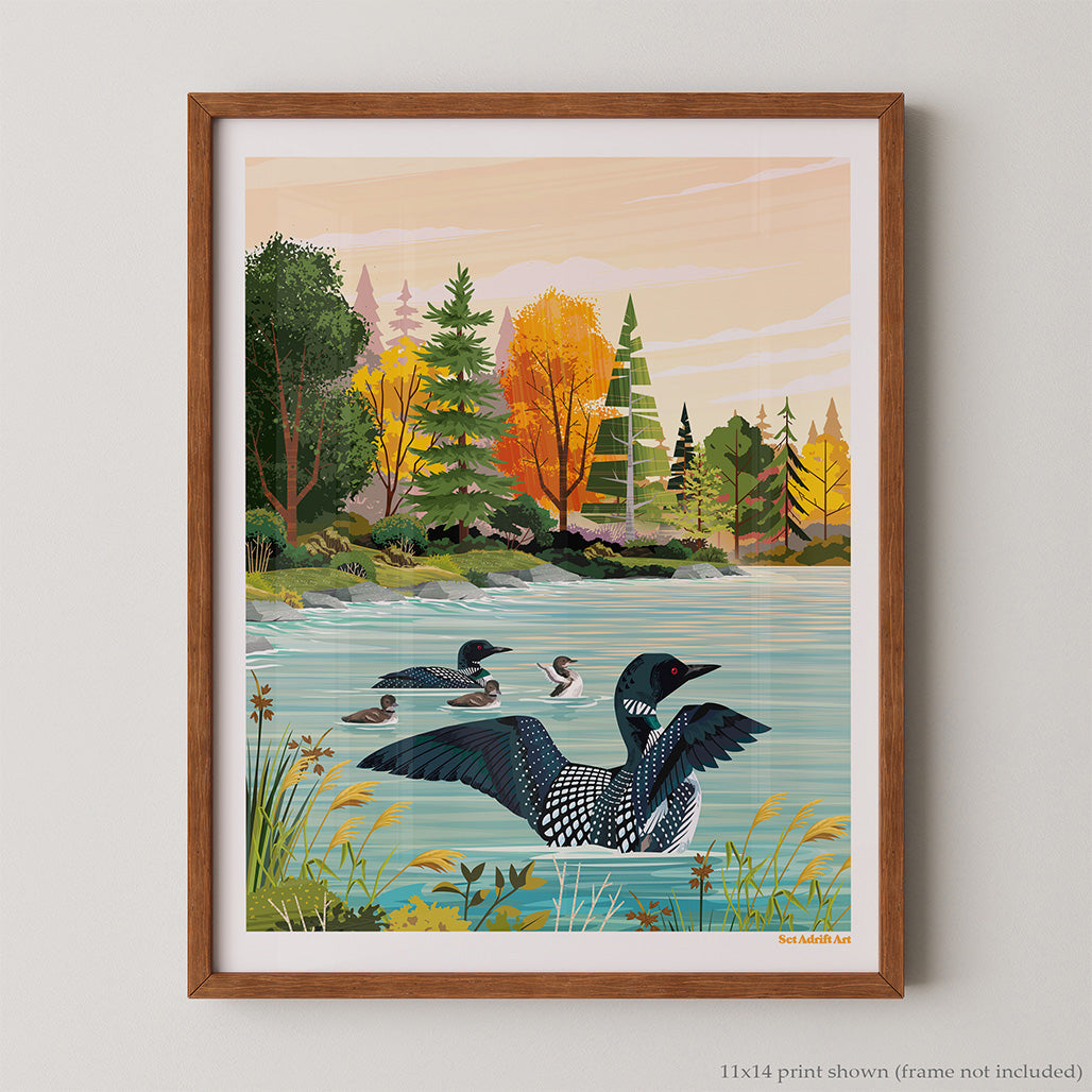 Loons on the Lake