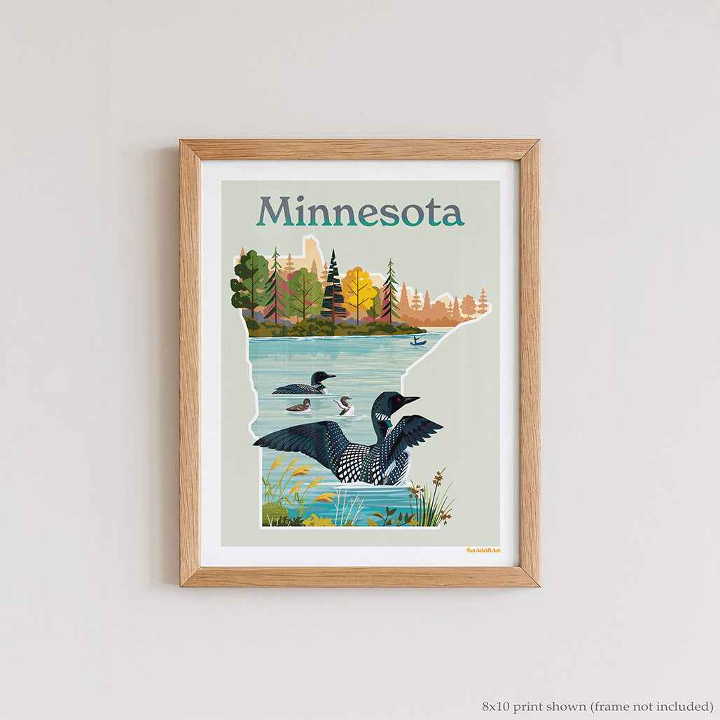 Minnesota Loons on the Lake