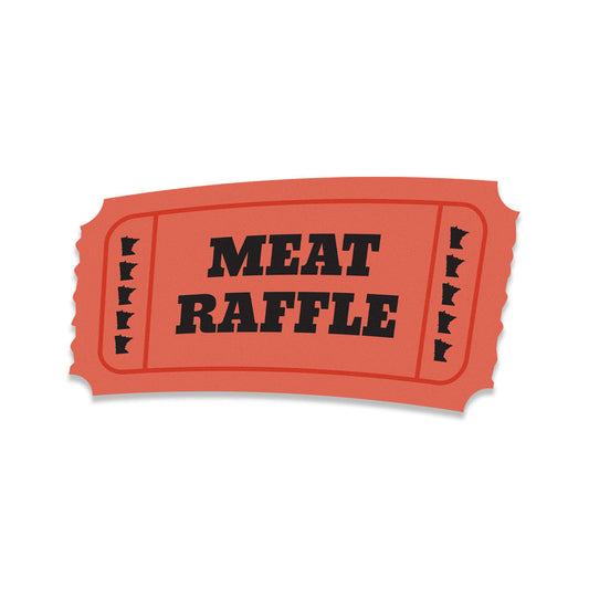 Minnesota Meat Raffle- Sticker