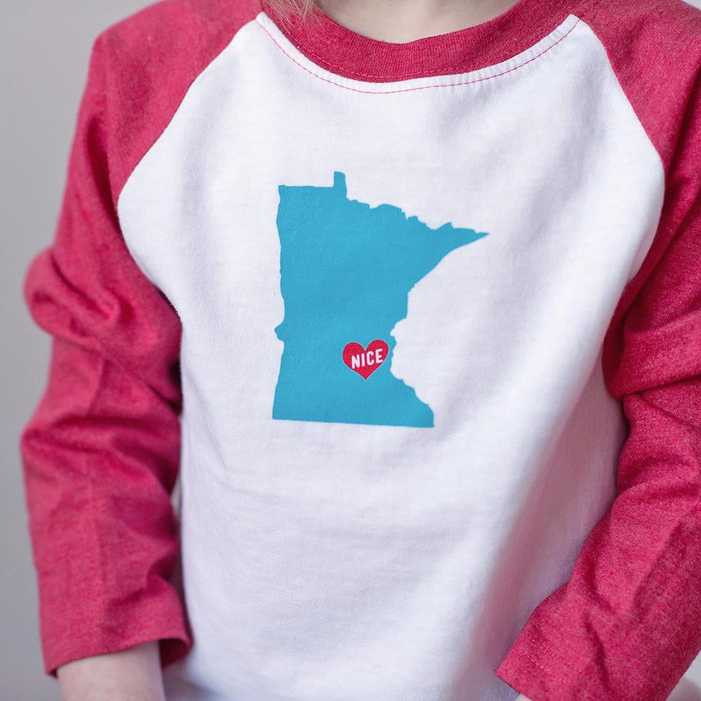 Minnesota Nice Raglan Tee