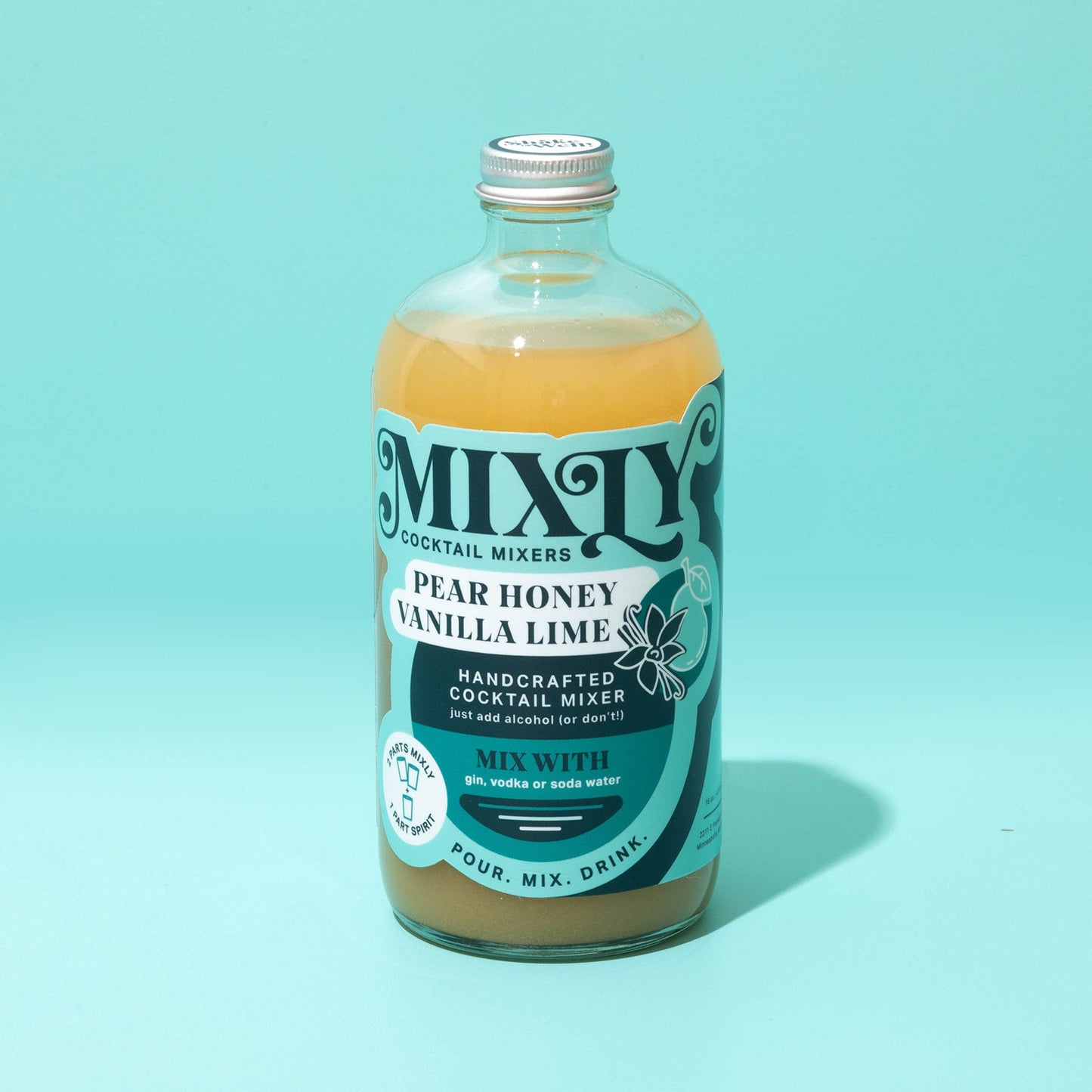 Pear Honey Vanilla Lime - Mule Cocktail & Mocktail Mixer