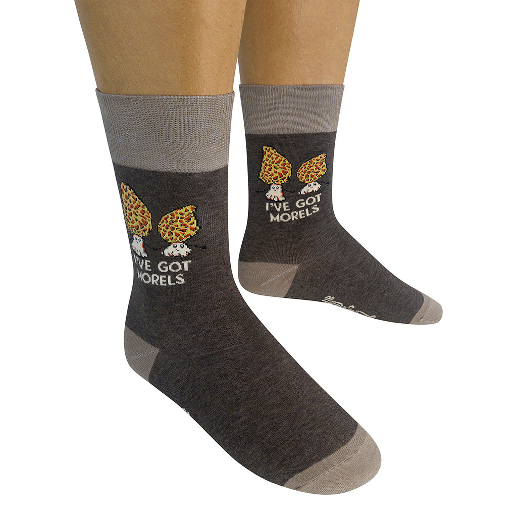 I've Got Morels - Mushroom Socks | Nice Enough Merch Co