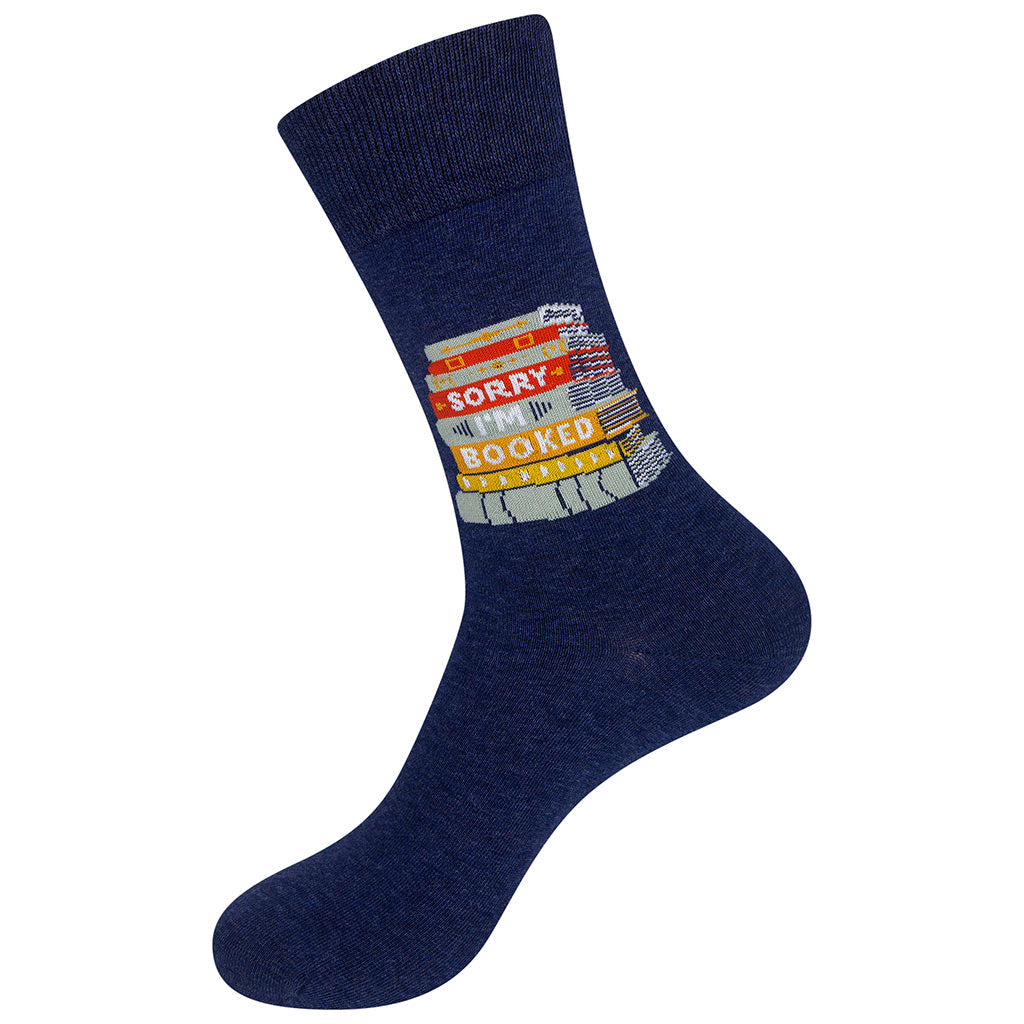 Sorry I’m Booked Socks | Nice Enough Merch Co